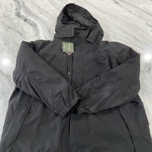 NWT Eddie Bauer WEATHEREDGE 3-1 Parka XXL Black